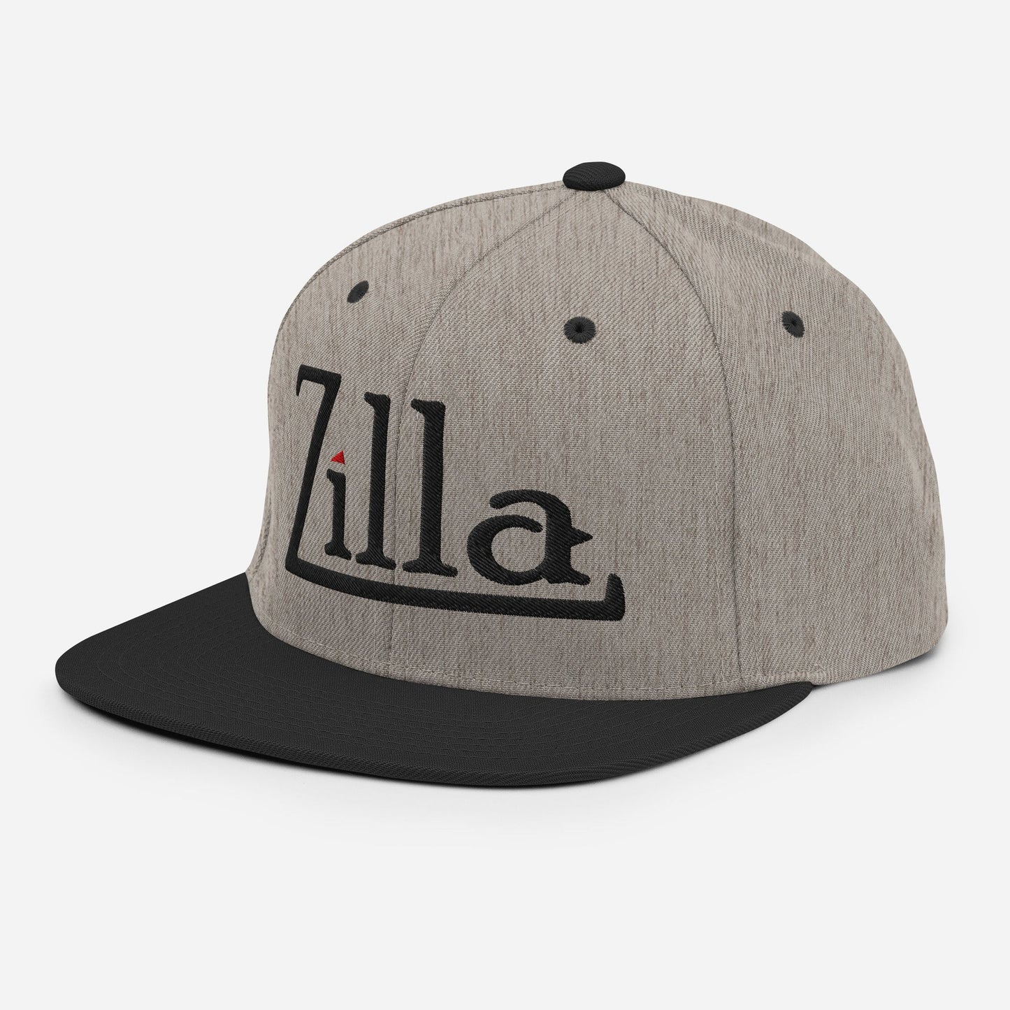 Zilla Snapback Hat (Black Logo) - Zilla