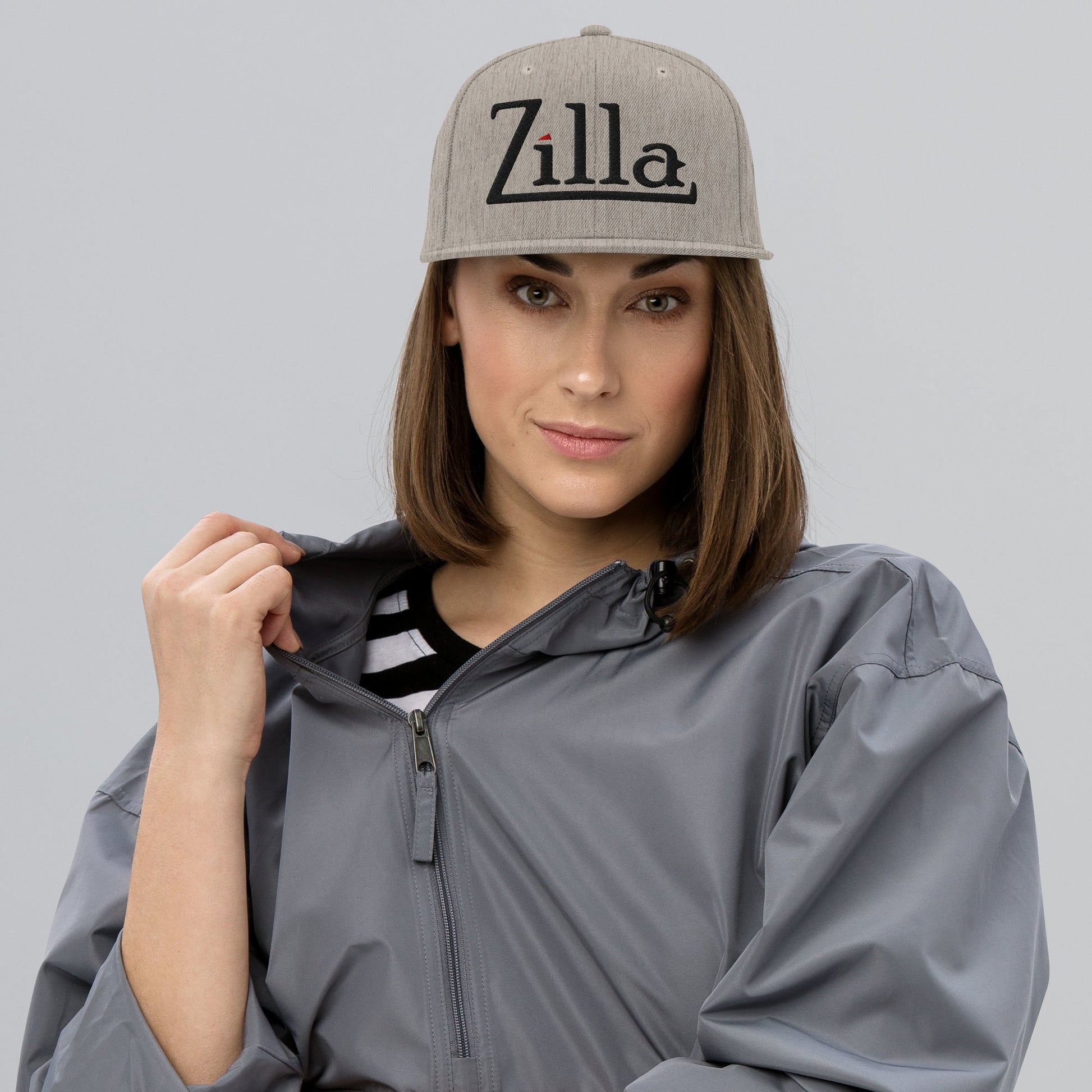 Zilla Snapback Hat (Black Logo) - Zilla