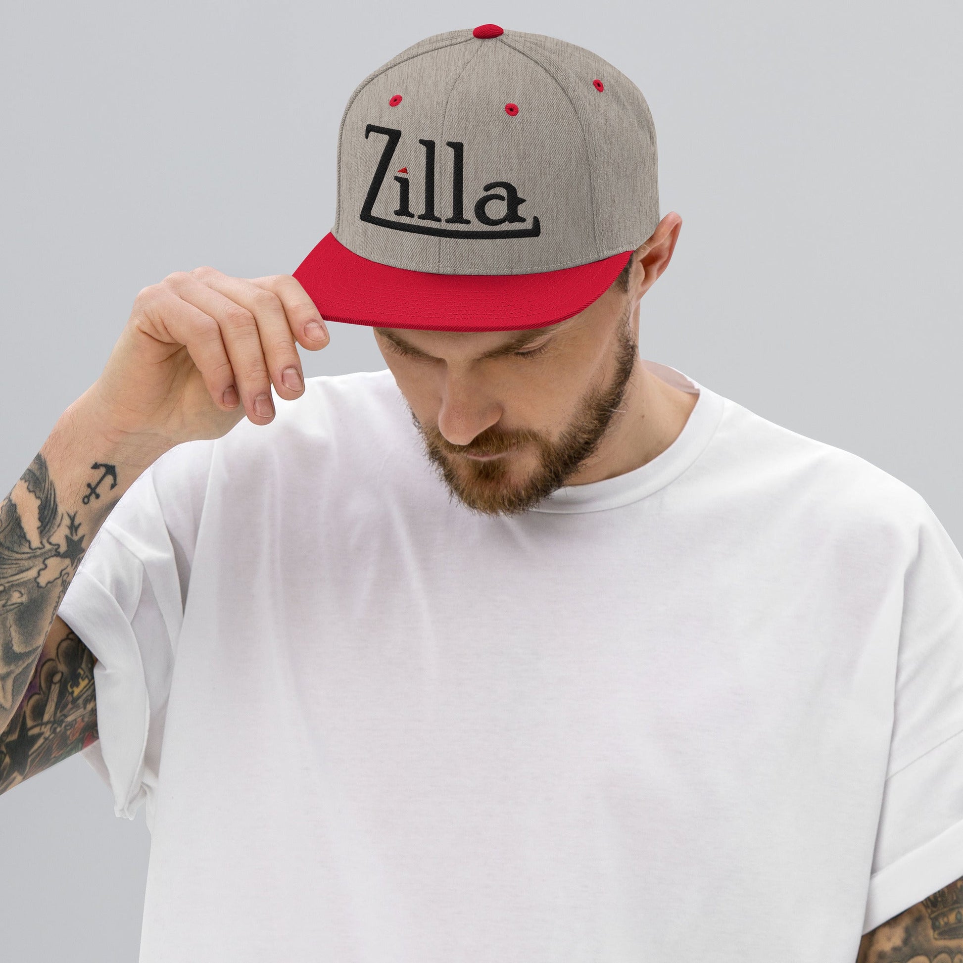 Zilla Snapback Hat (Black Logo) - Zilla