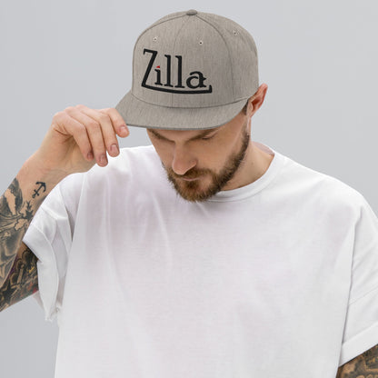 Zilla Snapback Hat (Black Logo) - Zilla