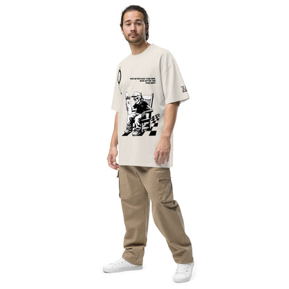 Zilla Till I Die Oversized T-Shirt (B&W) - Zilla