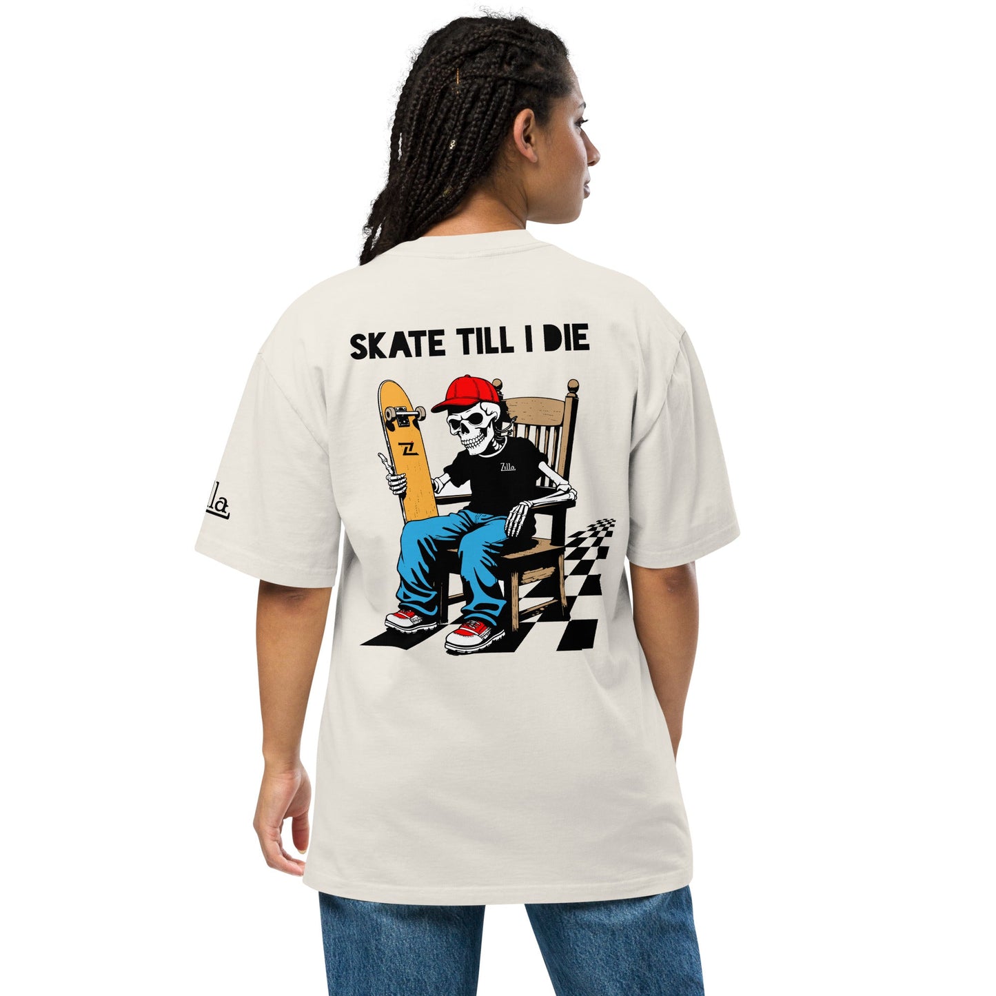Zilla Till I Die Oversized T-Shirt (Colour) - Zilla
