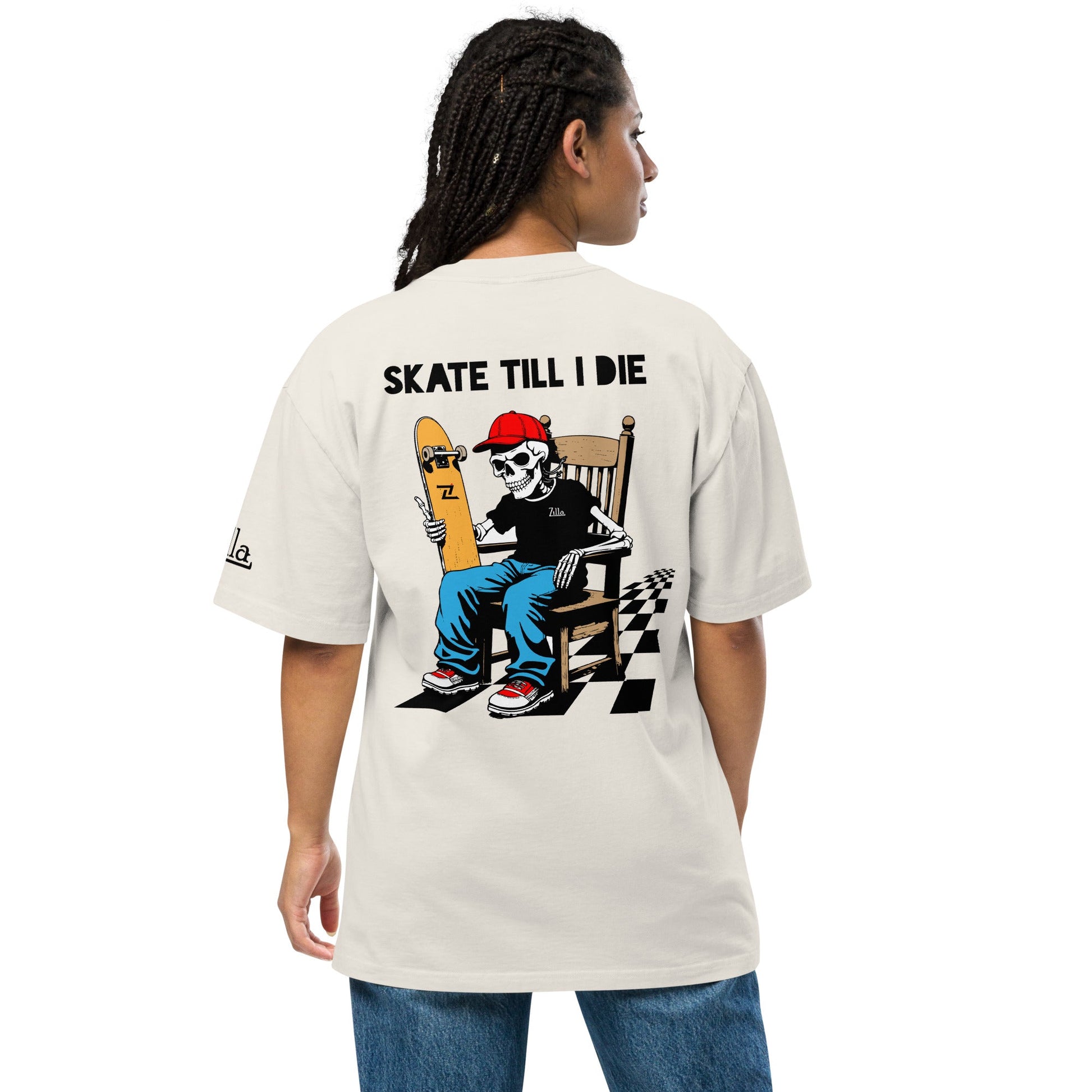Zilla Till I Die Oversized T-Shirt (Colour) - Zilla