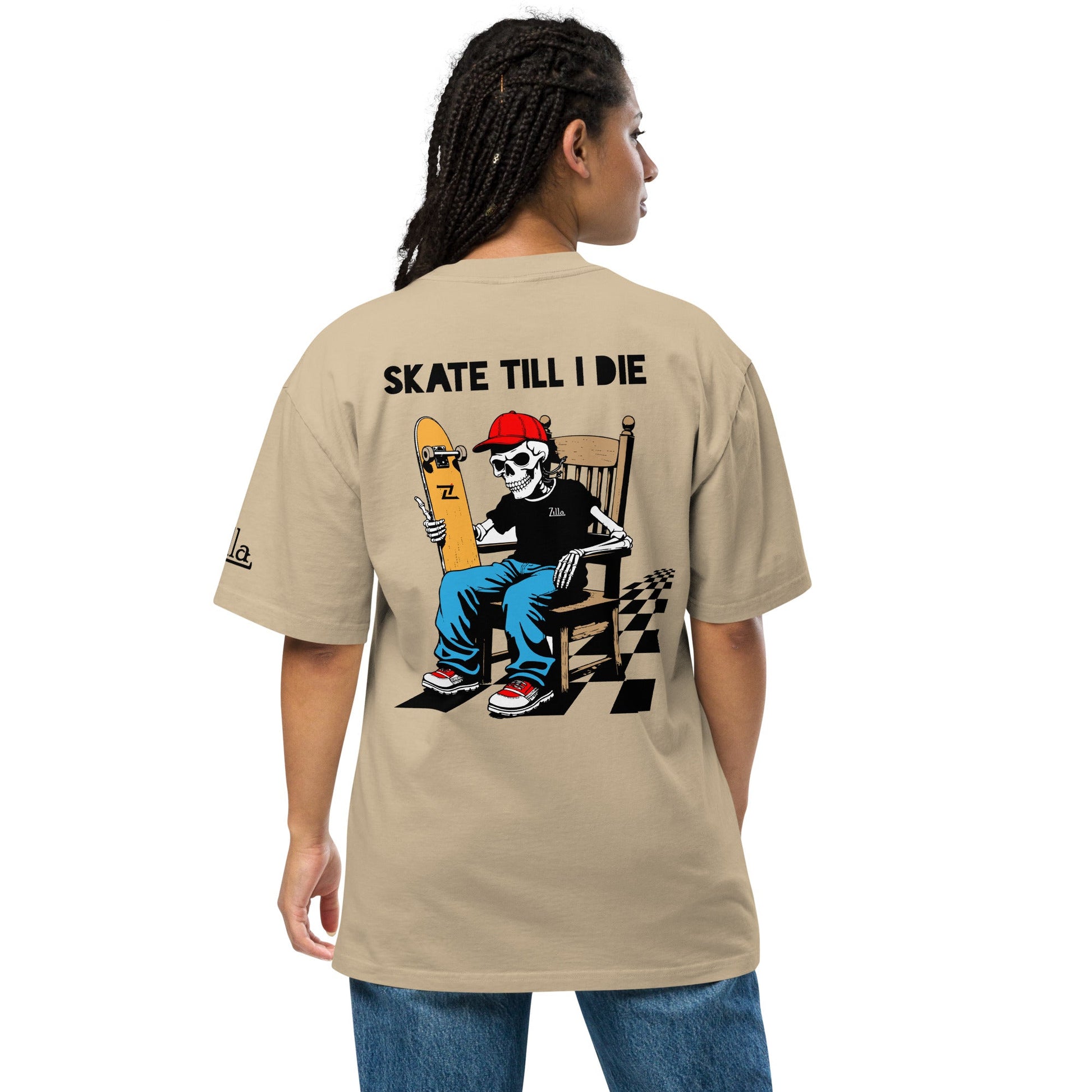 Zilla Till I Die Oversized T-Shirt (Colour) - Zilla