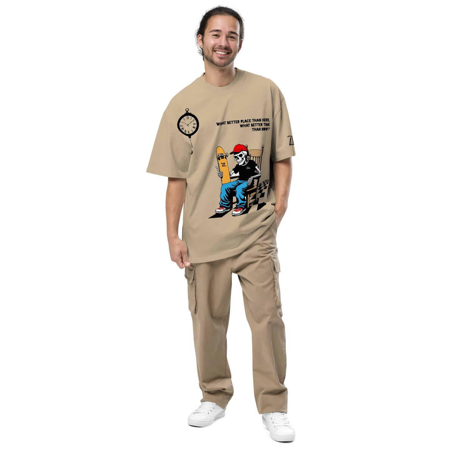 Zilla Till I Die Oversized T-Shirt (Colour) - Zilla
