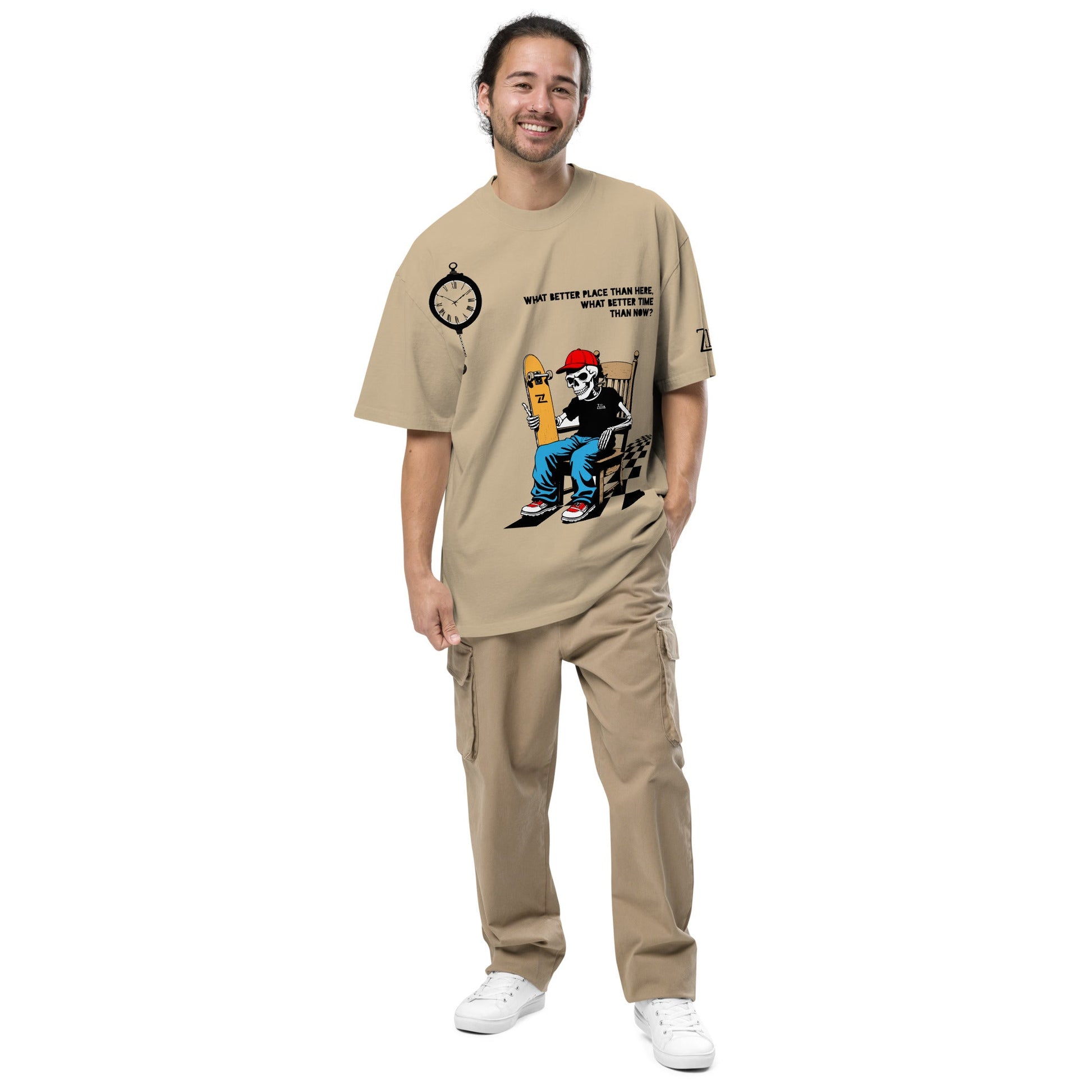 Zilla Till I Die Oversized T-Shirt (Colour) - Zilla
