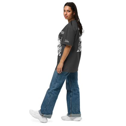 Zilla Till I Die Oversized T-Shirt (Negative) - Zilla