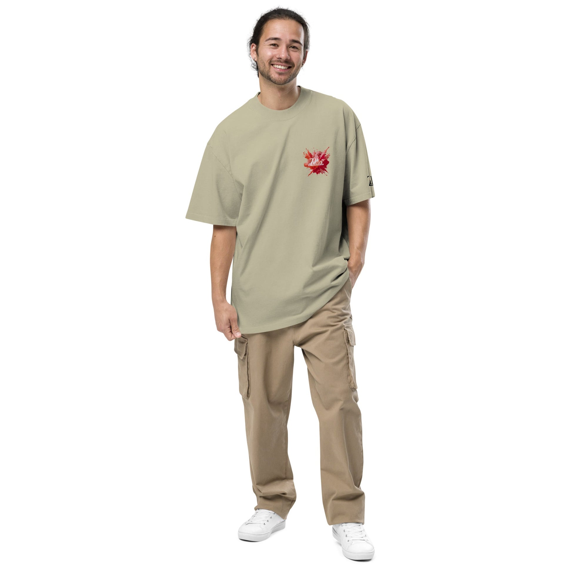Zilla Whiteout Oversized T-Shirt - Zilla