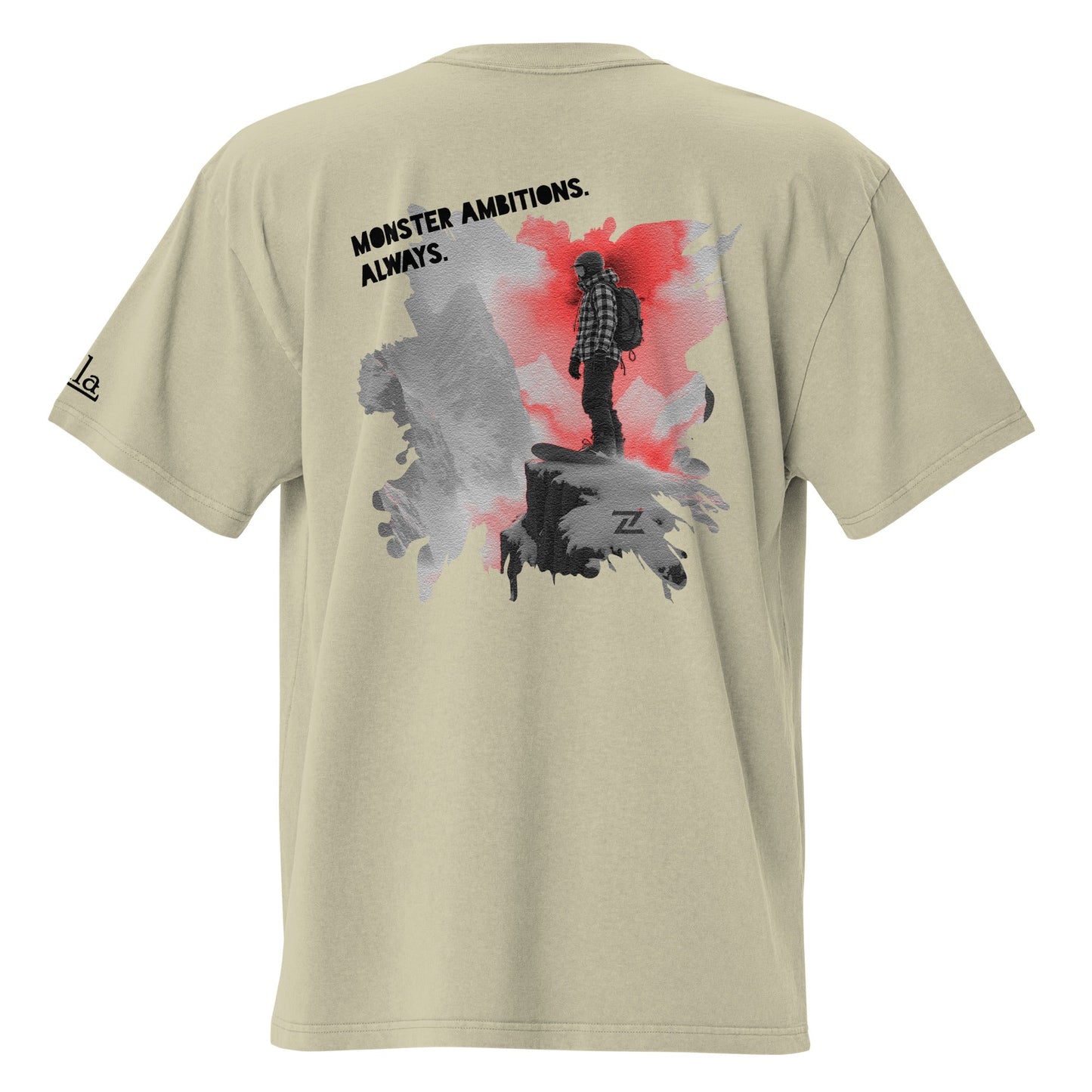 Zilla Whiteout Oversized T-Shirt - Zilla