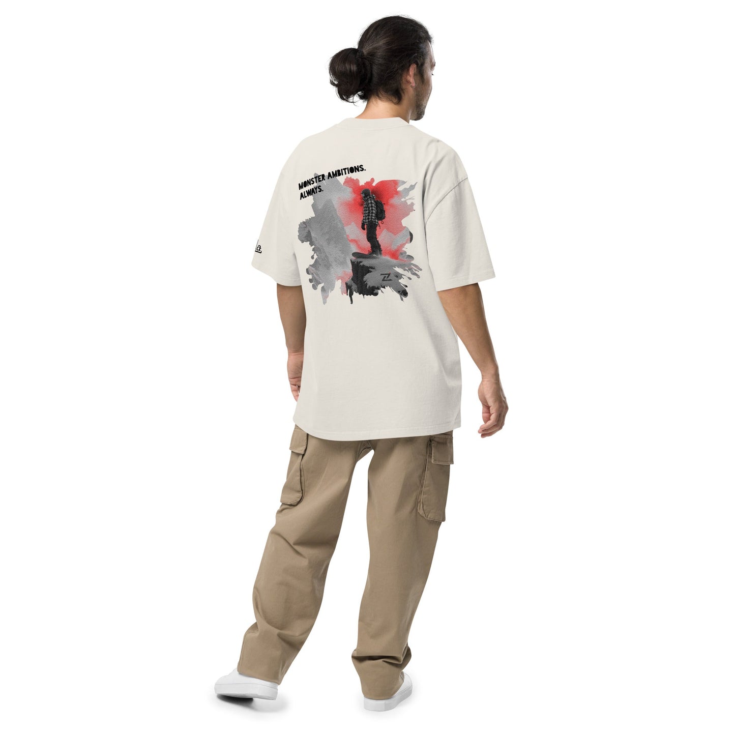 Zilla Whiteout Oversized T-Shirt - Zilla