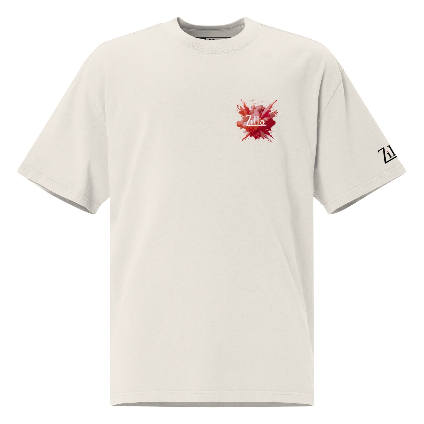 Zilla Whiteout Oversized T-Shirt - Zilla