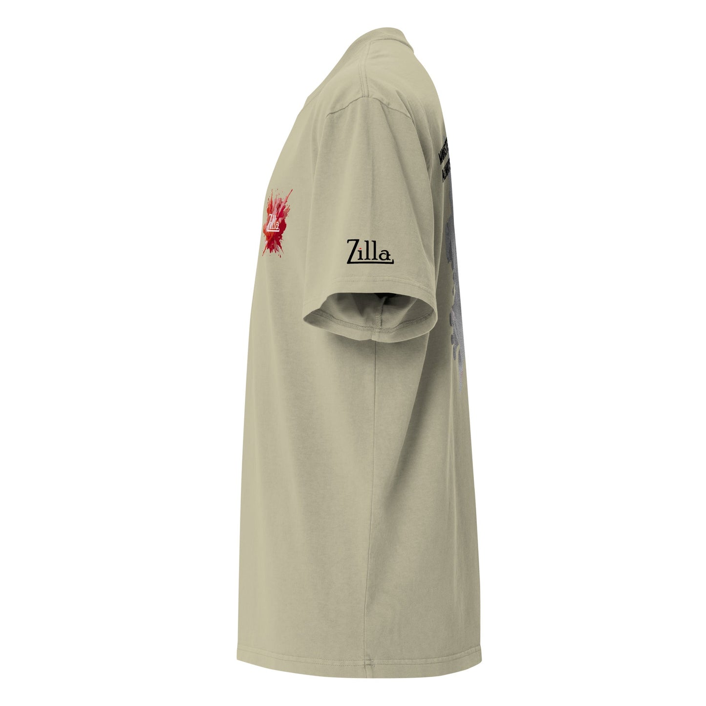 Zilla Whiteout Oversized T-Shirt - Zilla